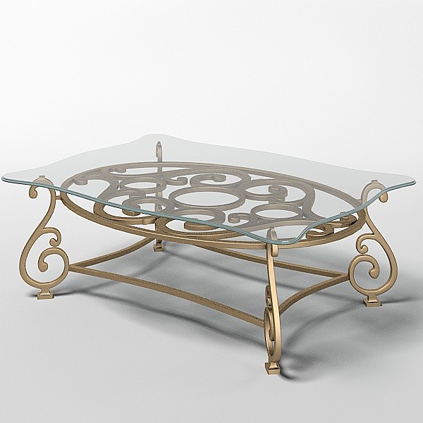 3d model thomasville grandview rectangular - thomasville grandview rectangular coctail table 41531-131 by shop3ds